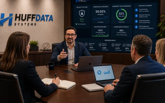 HUFF DATA SYSTEMS Financial Services Technology Strategy meeting