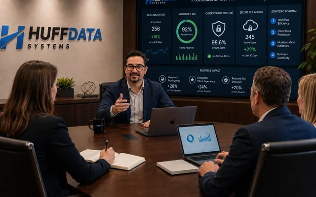 HUFF DATA SYSTEMS Professional Services Technology Strategy meeting